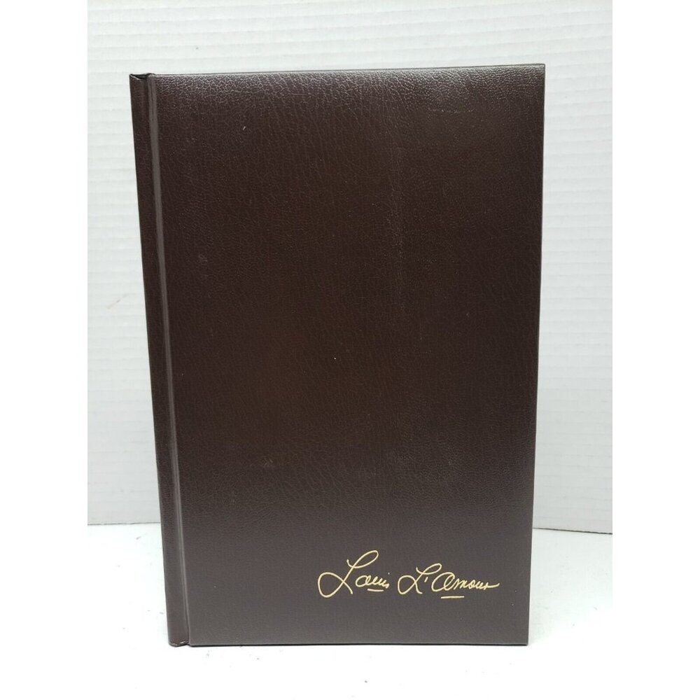 Louis Lamour ‘Law of the Desert Born’ Leatherette Book C 1983, Printed 1983